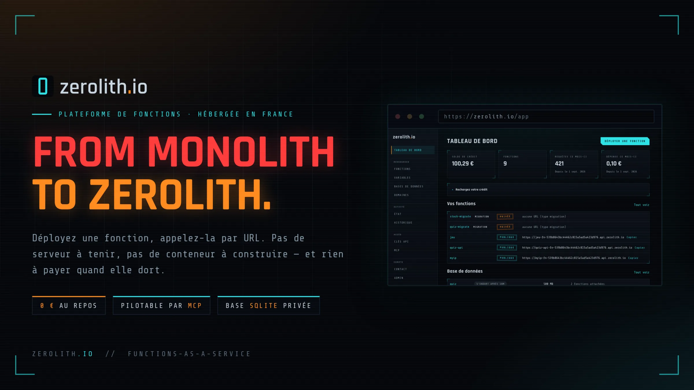 Couverture de Zerolith