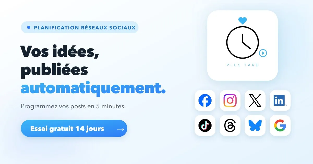 Couverture de Plus Tard