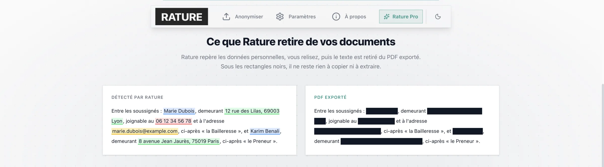 Couverture de Rature